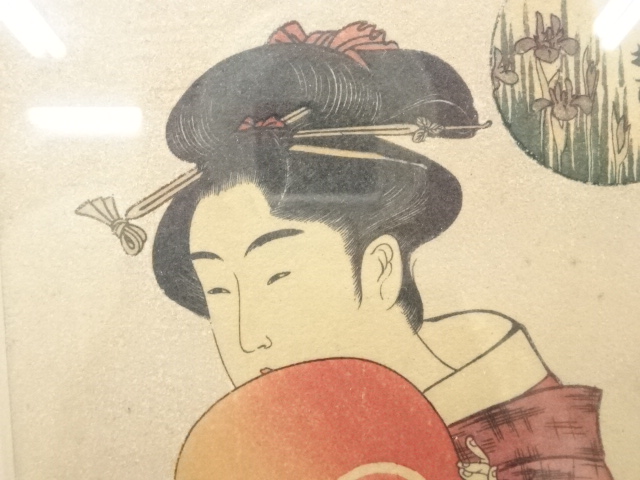 道具 ] - 道具 勝川春潮 高島おひさ 手摺木版画 額装 | ネットショップ